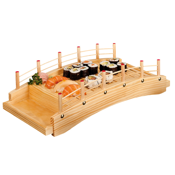 Garcia de pou PUENTE MARISCOS 43x21 5x12 5 CM NATURAL MADERA (1 UNID.)