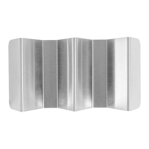 Garcia De Pou RACK 2/3 TACOS 'ARTINOX' 16 5x8x3 5 CM PLATEADO INOX (12 UNID.)