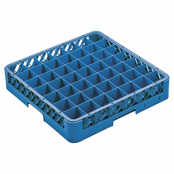 Garcia de pou RACK LAVAVAJILLAS DE 49 COMPART. VASOS 50x50x10 CM AZUL PP (1 UNID.)
