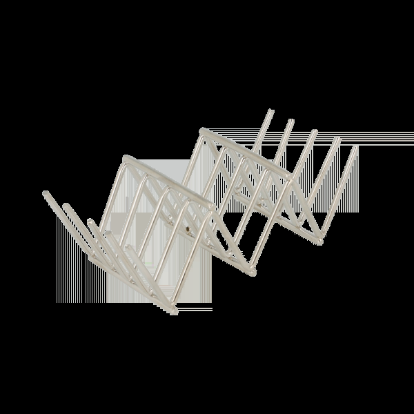 Garcia de pou RACK MINI TACOS 'ARTINOX' 11 8x5 1x3 7 CM PLATEADO INOX (1 UNID.)