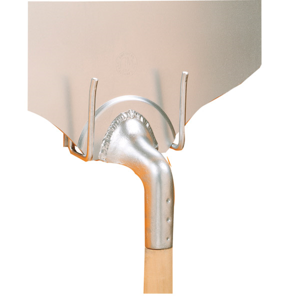 Garcia de pou RACK PARA COLGAR PALAS PIZZA 12x4 5x9 3 CM PLATEADO ACERO (1 UNID.)