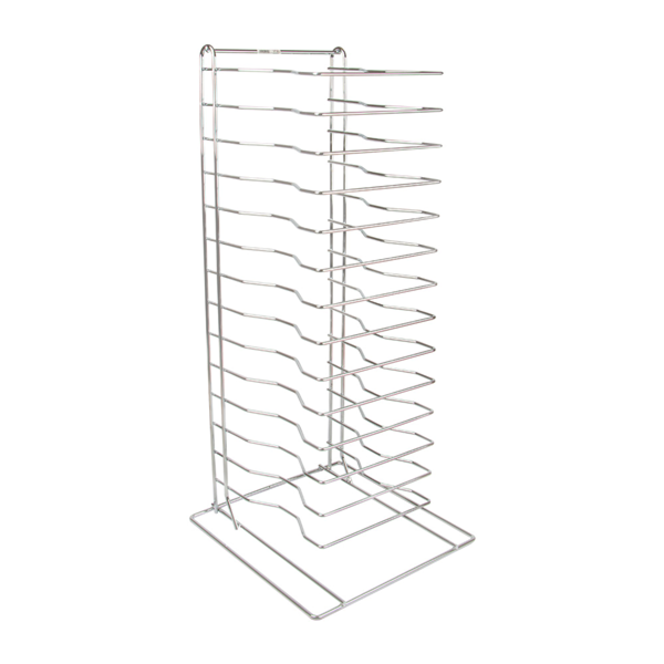 Garcia de pou RACK PARA PIZZA 15 NIVELES 30 4x30 4x68 CM PLATEADO METAL (1 UNID.)