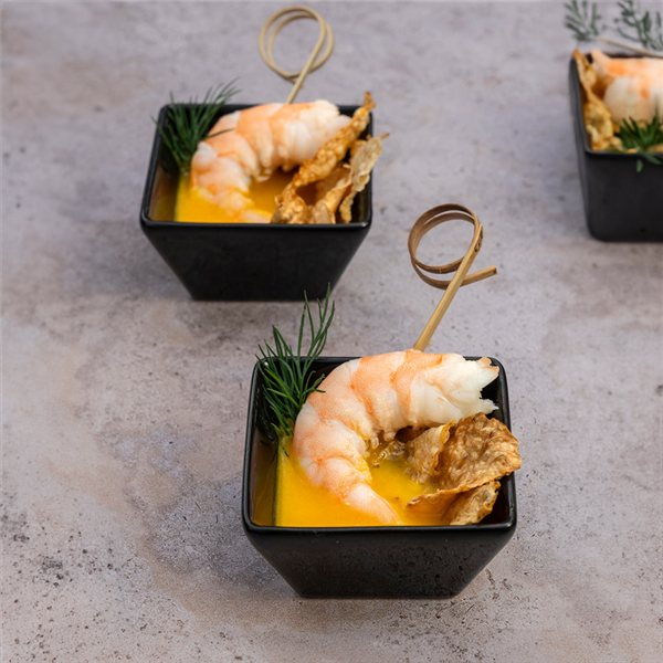 Garcia De Pou RAMEQUINES 'AKALA' 60 ML 6 4x6 4x3 5 CM NEGRO PORCELANA (12 UNID.)