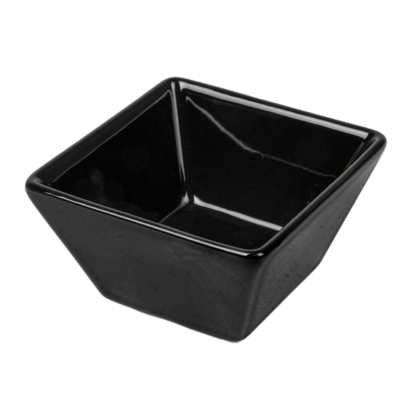 Garcia de pou RAMEQUINES 'AKALA' 60 ML 6 4x6 4x3 5 CM NEGRO PORCELANA (12 UNID.)