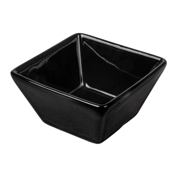 Garcia de pou RAMEQUINES 'AKALA' 90 ML 7 3x7 3x4 1 CM NEGRO PORCELANA (12 UNID.)
