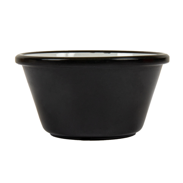 Garcia De Pou RAMEQUINES 'ASAMI WARE' 60 ML Ø 6 4x3 5 CM NEGRO MELAMINA (24 UNID.)