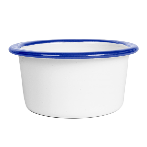 Garcia de pou RAMEQUINES 'ENAMELWARE' 120 ML Ø 9x3 5 CM BLANCO ACERO ESMALTADO (12 UNID.)