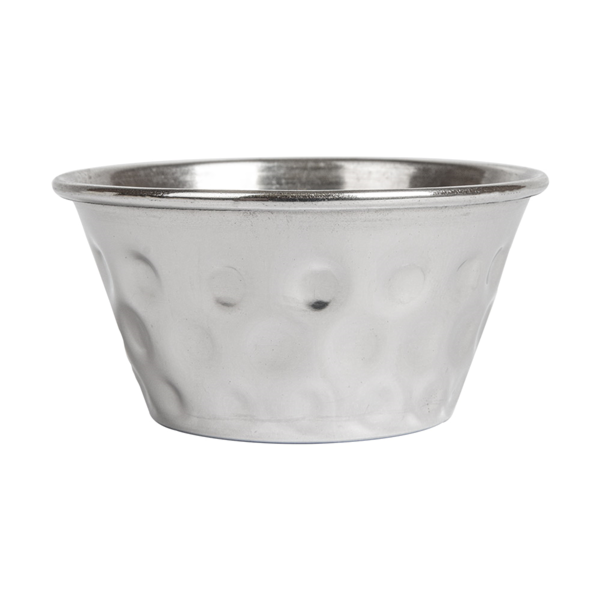 Garcia De Pou RAMEQUINES MARTILLEADOS 'ARTINOX' 60 ML Ø 6 2x3 3 CM PLATEADO INOX (12 UNID.)