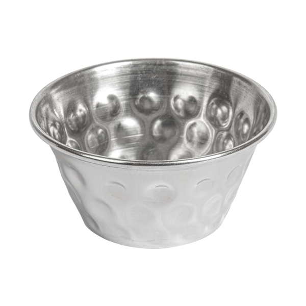 Garcia de pou RAMEQUINES MARTILLEADOS 'ARTINOX' 60 ML Ø 6 2x3 3 CM PLATEADO INOX (12 UNID.)