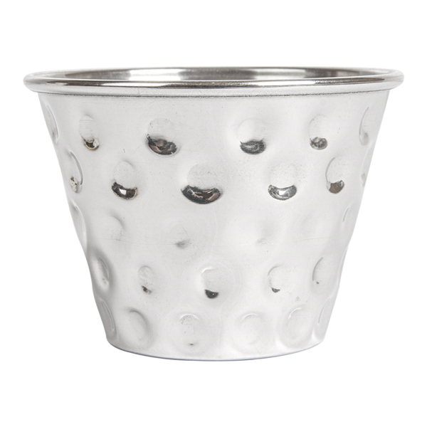 Garcia De Pou RAMEQUINES MARTILLEADOS 'ARTINOX' 75 ML Ø 6x4 4 CM PLATEADO INOX (12 UNID.)