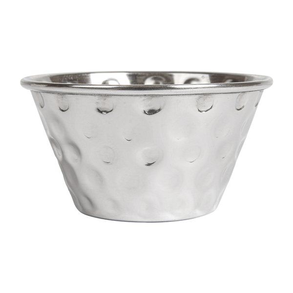 Garcia De Pou RAMEQUINES MARTILLEADOS 'ARTINOX' 90 ML Ø 7x4 CM PLATEADO INOX (12 UNID.)