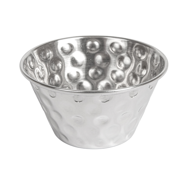 Garcia de pou RAMEQUINES MARTILLEADOS 'ARTINOX' 90 ML Ø 7x4 CM PLATEADO INOX (12 UNID.)
