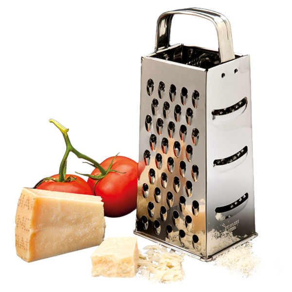 Garcia de pou RASPADORA 4 USOS DISTINTOS 10 5x8x23 CM PLATEADO INOX (1 UNID.)
