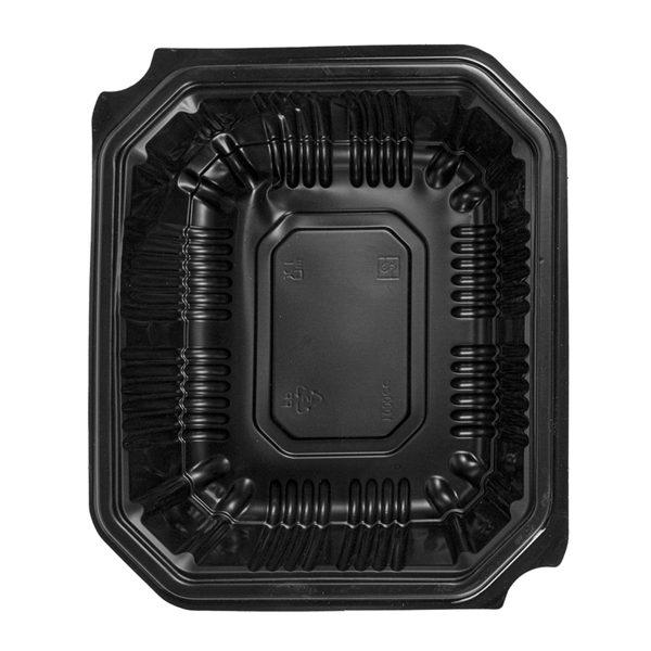 Garcia De Pou RECIPIENTE 1000 ML 19 4x16 4x6 4 CM NEGRO PP (600 UNID.)