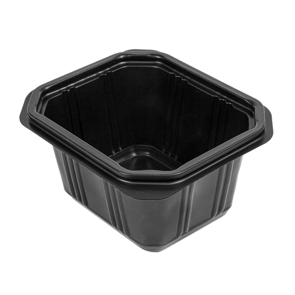 Garcia de pou RECIPIENTE 500 ML 13 9x11 8x7 CM NEGRO PP (1200 UNID.)