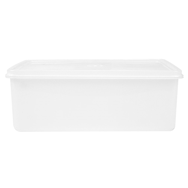 Garcia De Pou RECIPIENTE ALIMENTOS + TAPA INCORPORADA 1450 ML 20 5x14x8 CM BLANCO PP (1 UNID.)