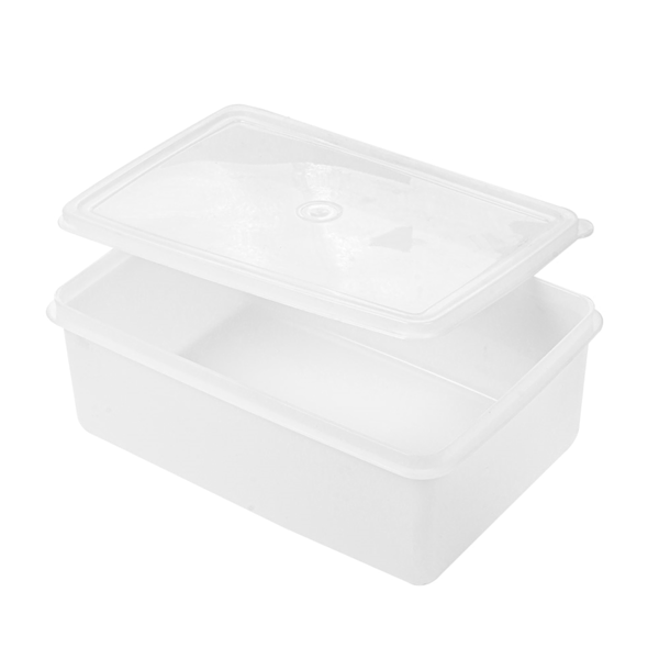 Garcia De Pou RECIPIENTE ALIMENTOS + TAPA INCORPORADA 1450 ML 20 5x14x8 CM BLANCO PP (1 UNID.)