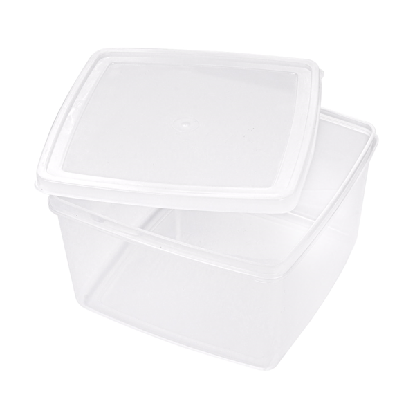 Garcia De Pou RECIPIENTE ALIMENTOS + TAPA INCORPORADA 2500 ML 18 5x18 5x11 CM BLANCO PP (1 UNID.)