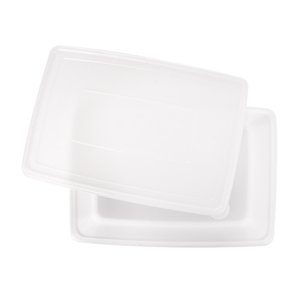 Garcia De Pou RECIPIENTE ALIMENTOS + TAPA INCORPORADA 3150 ML 26x18x10 CM BLANCO PP (1 UNID.)