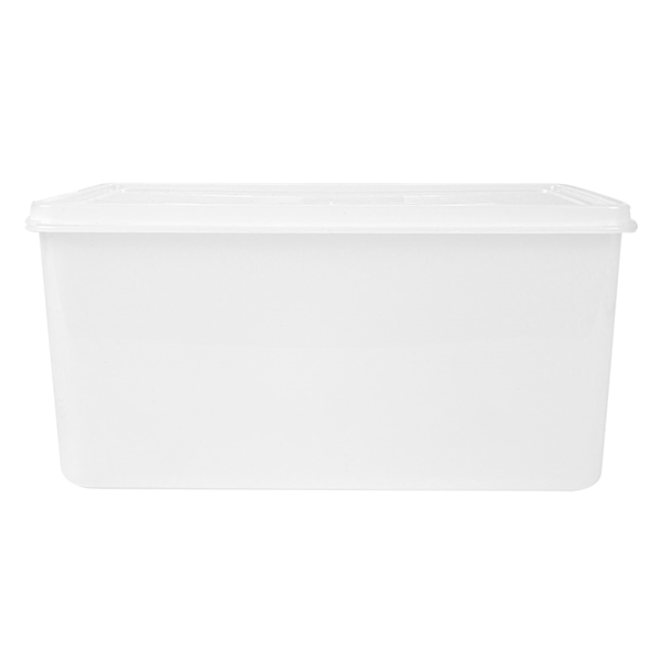 Garcia De Pou RECIPIENTE ALIMENTOS + TAPA INCORPORADA 6750 ML 30x20x15 CM BLANCO PP (1 UNID.)