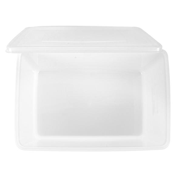Garcia De Pou RECIPIENTE ALIMENTOS + TAPA INCORPORADA 6750 ML 30x20x15 CM BLANCO PP (1 UNID.)