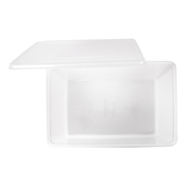 Garcia De Pou RECIPIENTE ALIMENTOS + TAPA INCORPORADA 9650 ML 34 5x23x16 CM BLANCO PP (1 UNID.)