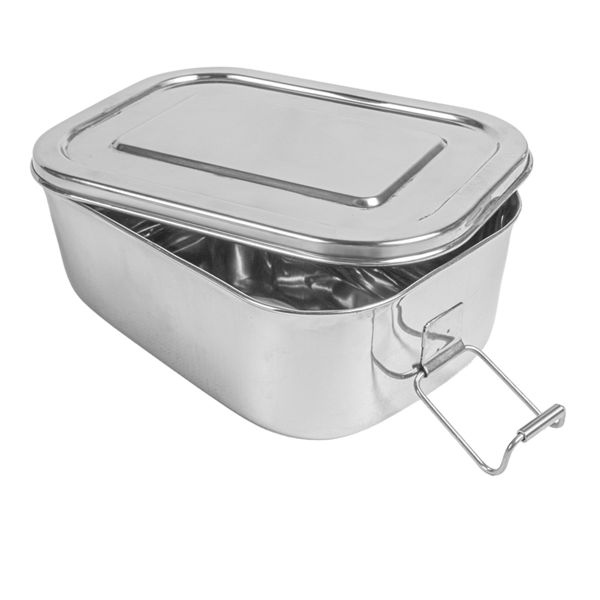 Garcia De Pou RECIPIENTE CON TAPA 'ARTINOX' 750 ML 16x10 5x5 CM PLATEADO INOX (12 UNID.)