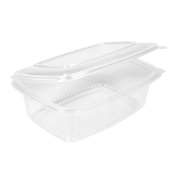 Garcia de pou RECIPIENTE CON TAPA BISAGRA 1000 ML 18 7x14 4x6 4 CM TRANSPARENTE PP (400 UNID.)