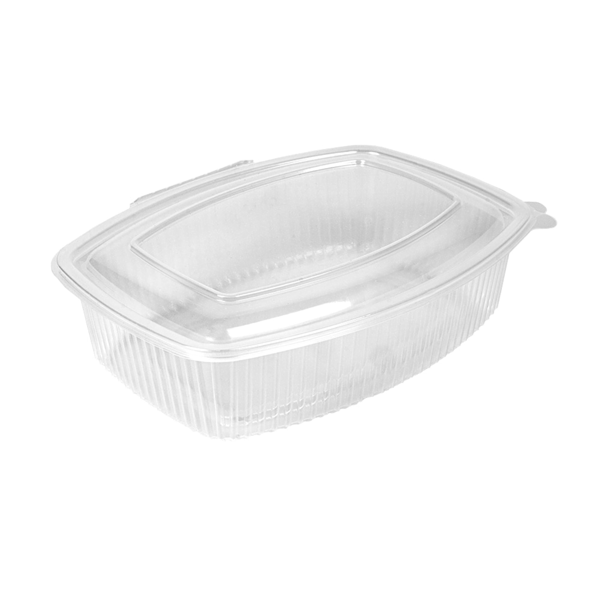 Garcia de pou RECIPIENTE CON TAPA BISAGRA 1500 ML 23 3x17 8x6 3 CM TRANSPARENTE PP (200 UNID.)
