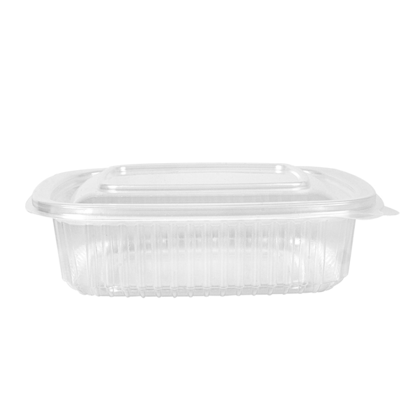 Garcia De Pou RECIPIENTE CON TAPA BISAGRA 375 ML 14 3x12 6x4 1 CM TRANSPARENTE PP (300 UNID.)
