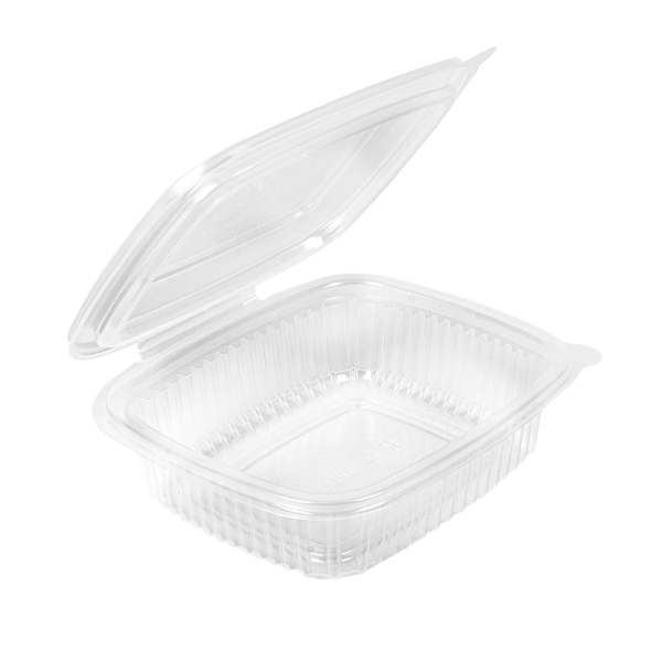 Garcia De Pou RECIPIENTE CON TAPA BISAGRA 375 ML 14 3x12 6x4 1 CM TRANSPARENTE PP (300 UNID.)