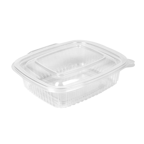 Garcia de pou RECIPIENTE CON TAPA BISAGRA 375 ML 14 3x12 6x4 1 CM TRANSPARENTE PP (300 UNID.)