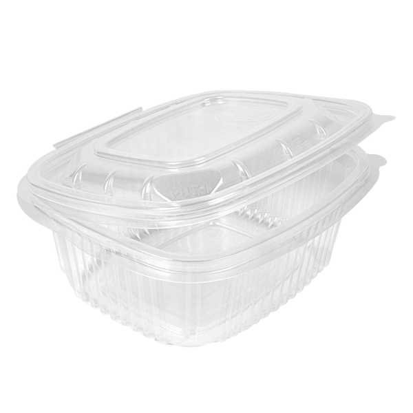 Garcia De Pou RECIPIENTE CON TAPA BISAGRA 500 ML 14 3x12 6x5 5 CM TRANSPARENTE PP (300 UNID.)