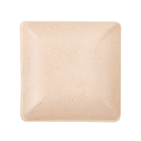 Garcia De Pou RECIPIENTE CUADRADO 'BIONIC' 6 5x6 5x1 2 CM NATURAL BAGAZO (1000 UNID.)