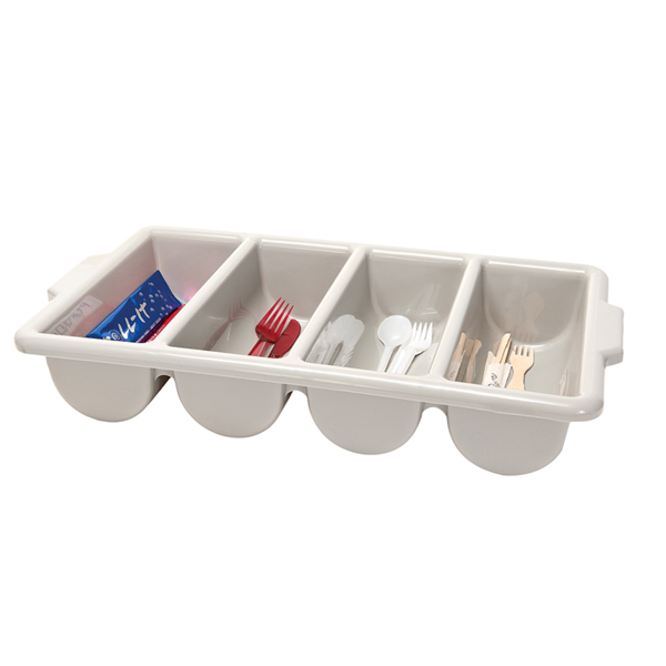 Garcia De Pou RECIPIENTE CUBIERTOS GASTRONORM 1/1 53 5x30x10 CM GRIS PP (1 UNID.)