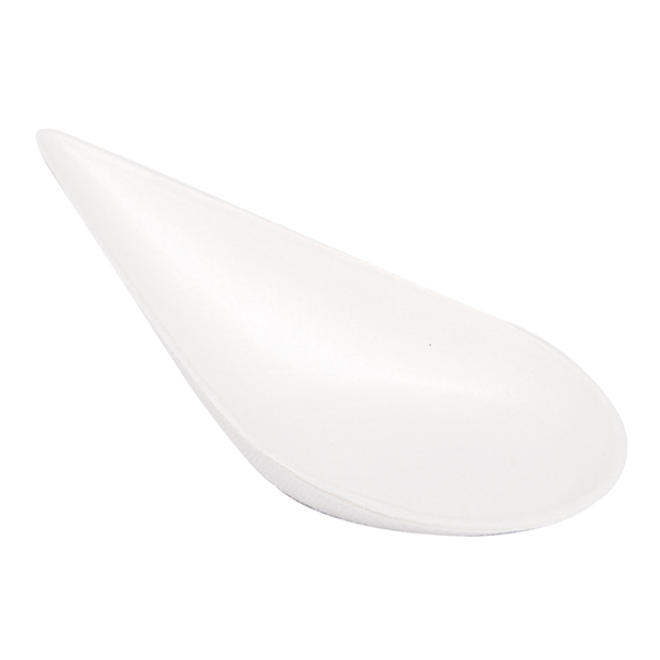 Garcia de pou RECIPIENTE CUCHARA GOTA 'BIONIC' 10 1x5x2 9 CM BLANCO BAGAZO (1000 UNID.)