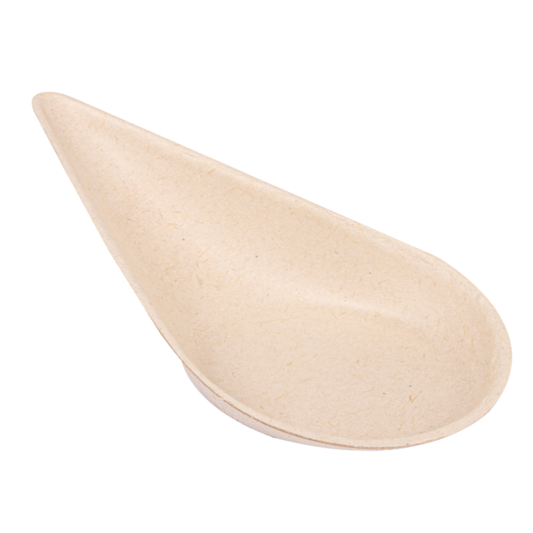 Garcia de pou RECIPIENTE CUCHARA GOTA 'BIONIC' 10 1x5x2 9 CM NATURAL BAGAZO (1000 UNID.)