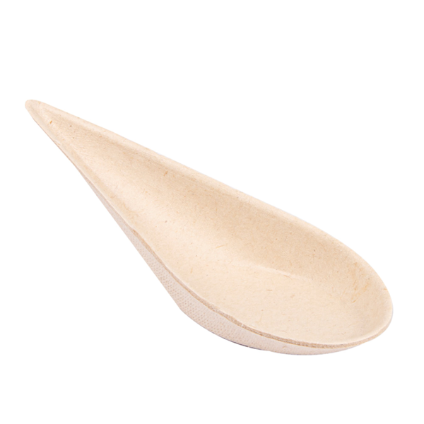 Garcia de pou RECIPIENTE CUCHARA GOTA 'BIONIC' 10 5x3 6x2 7 CM NATURAL BAGAZO (1000 UNID.)