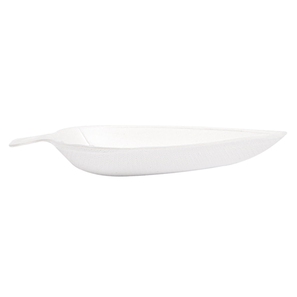 Garcia De Pou RECIPIENTE HOJA 'BIONIC' 9x6x1 2 CM BLANCO BAGAZO (1000 UNID.)