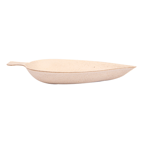 Garcia De Pou RECIPIENTE HOJA 'BIONIC' 9x6x1 2 CM NATURAL BAGAZO (1000 UNID.)
