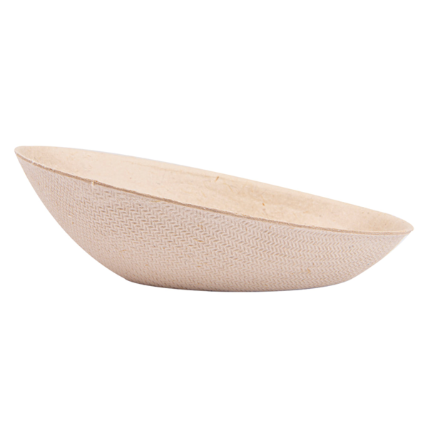 Garcia De Pou RECIPIENTE OVAL 'BIONIC' 8x4 8x2 7 CM NATURAL BAGAZO (1000 UNID.)