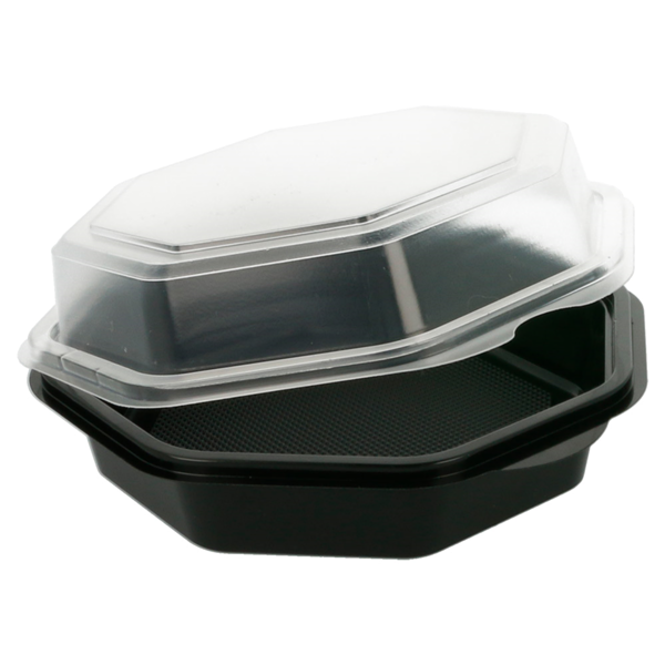 Garcia De Pou RECIPIENTES 443 ML 16x16x6 CM NEGRO PS (405 UNID.)