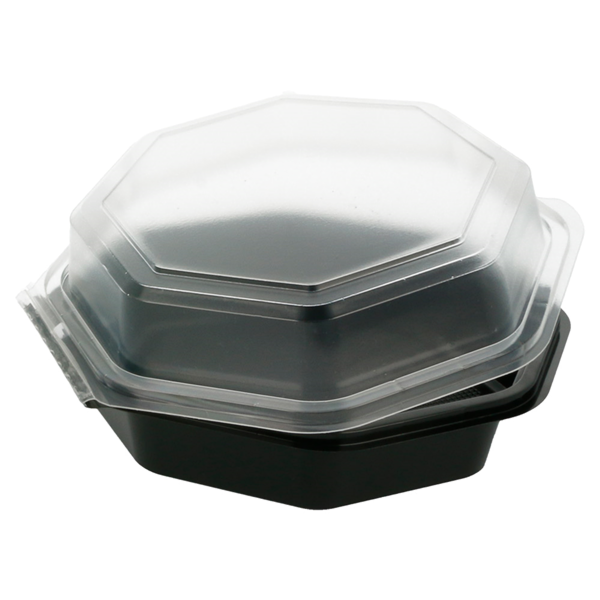 Garcia De Pou RECIPIENTES 443 ML 16x16x6 CM NEGRO PS (405 UNID.)