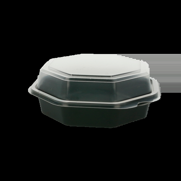 Garcia de pou RECIPIENTES 443 ML 16x16x6 CM NEGRO PS (405 UNID.)