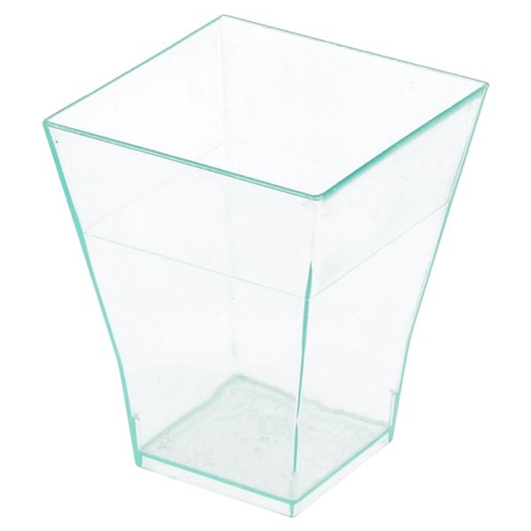 Garcia De Pou RECIPIENTES APERITIVOS REUTILIZABLES 'BOUQUET' 4 5x4 5x5 5 CM VERDE AGUA PS (576 UNID.)