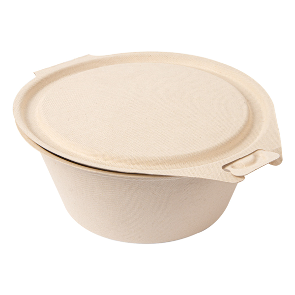 Garcia De Pou RECIPIENTES CON TAPAS BISAGRA 'BIONIC' 1300 ML 20x13 5x8 CM NATURAL BAGAZO (300 UNID.)