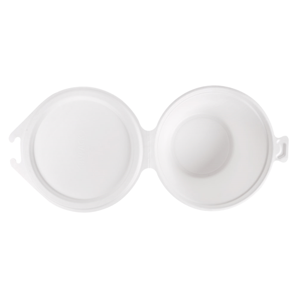 Garcia De Pou RECIPIENTES CON TAPAS BISAGRA 'BIONIC' 600 ML 18x13 5x5 CM BLANCO BAGAZO (300 UNID.)