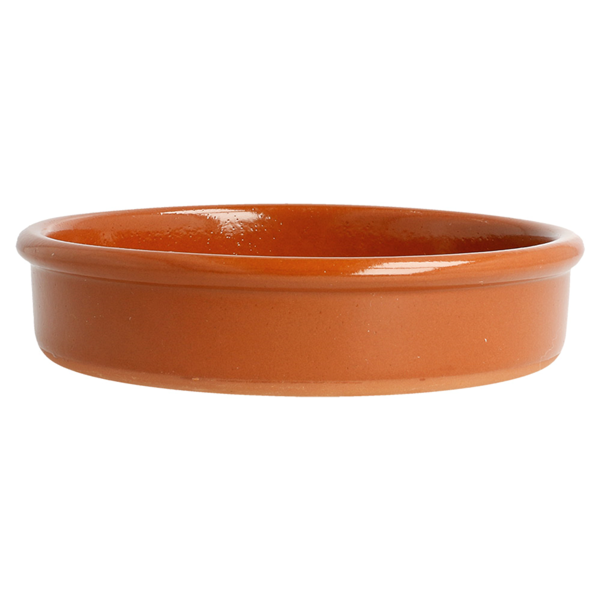 Garcia De Pou RECIPIENTES DE LOZA PARA CREMA CATALANA 220 ML Ø 12x2 6 CM MARRÓN ROJIZO CERÁMICA (44 UNID.)