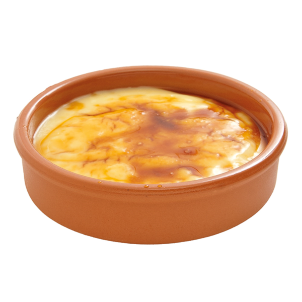 Garcia De Pou RECIPIENTES DE LOZA PARA CREMA CATALANA 220 ML Ø 12x2 6 CM MARRÓN ROJIZO CERÁMICA (44 UNID.)