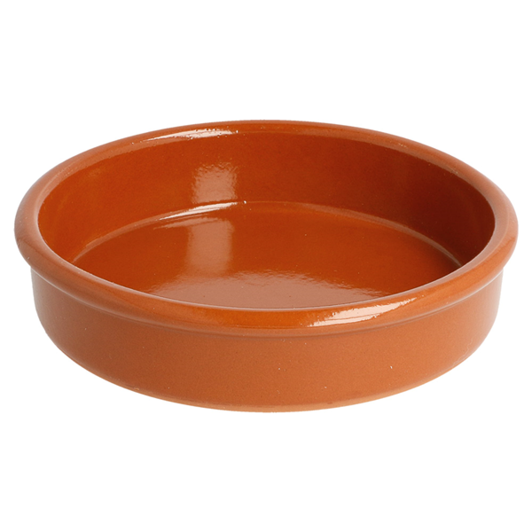Garcia de pou RECIPIENTES DE LOZA PARA CREMA CATALANA 220 ML Ø 12x2 6 CM MARRÓN ROJIZO CERÁMICA (44 UNID.)